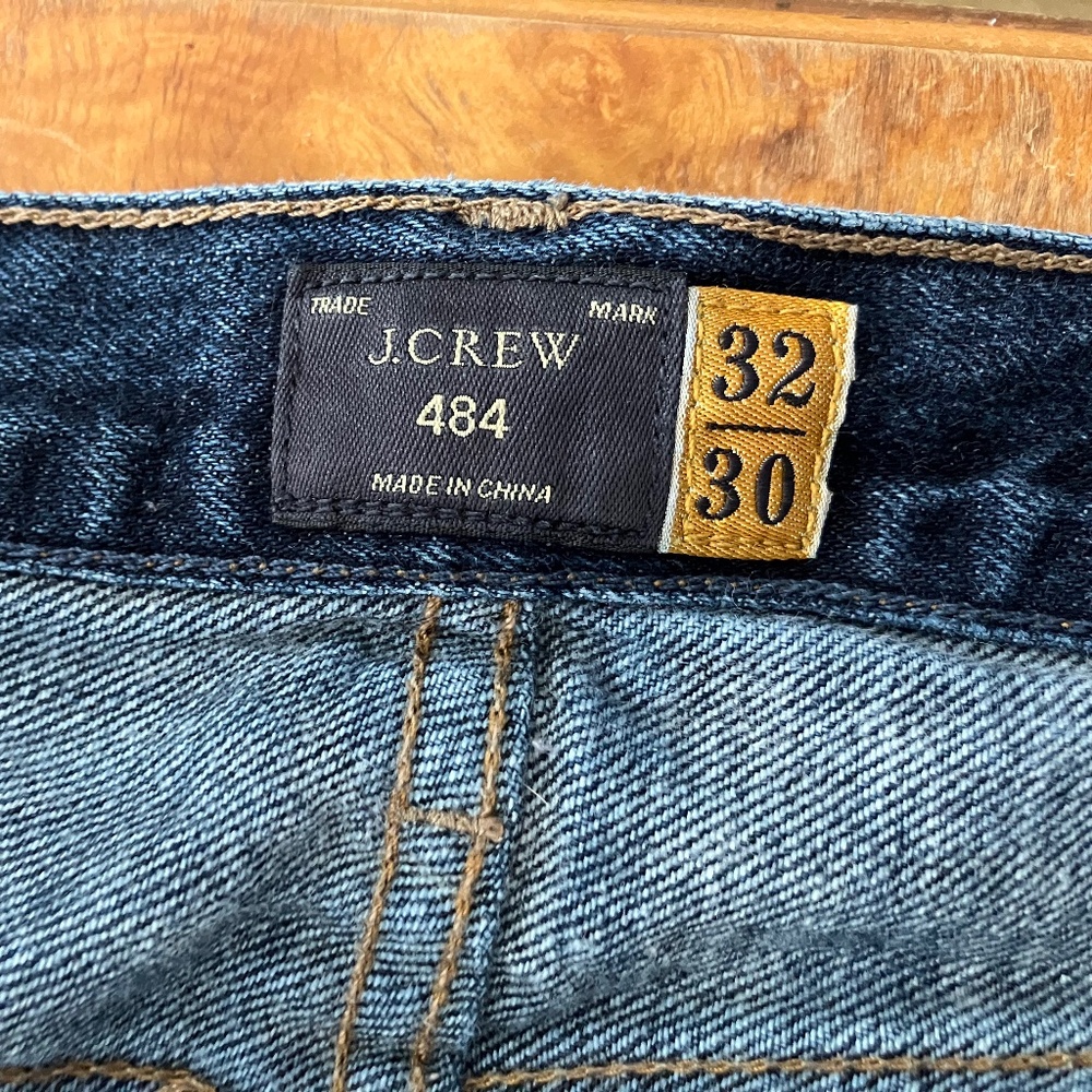 Upcycled J Crew Barrel Flare Patchwork Jeans 32x30 - image 8